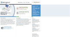 Desktop Screenshot of decryptum.com